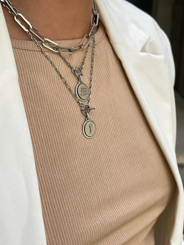 Always Near Sterling Silver Handwritten Necklace HeidiJHale Designs Necklaces
