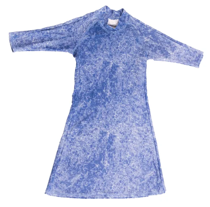 Earrings Dacee Dacee Denim Wash 1Piece Swim Coverup Dress Chambray