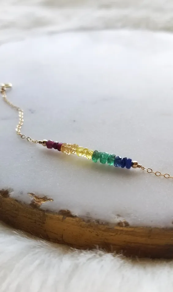 ellie k co Bracelets Kyles Rainbow of Hope Bracelet