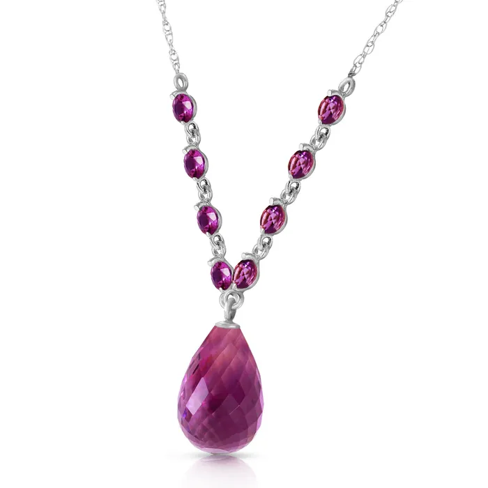MayaMila 115 Carat 14K Solid White Gold You Intoxicate Me Amethyst Necklace Necklaces MayaMila 115 Carat 14K Solid White Gold You Intoxicate Me Amethyst Necklace Necklaces