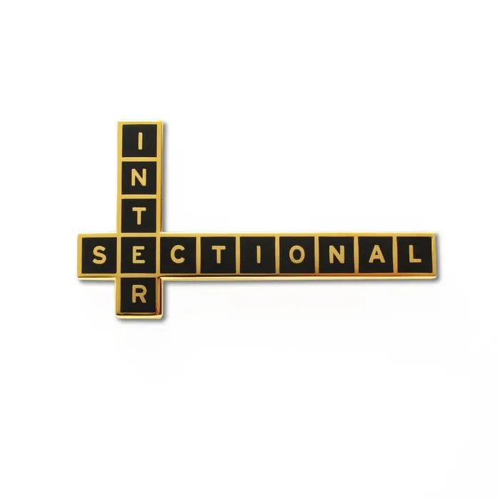 Word for Word Factory Rings INTERSECTIONAL feminist enamel pin