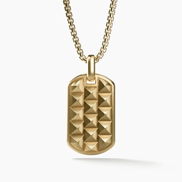 35MM PYRAMID TAG ENHANCER 18K David Yurman Earrings