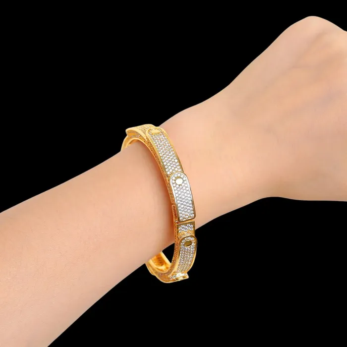 9MM Flooded Ice Multi Layered Iced Out Diamond Bracelet Flooded Ice Bracelets