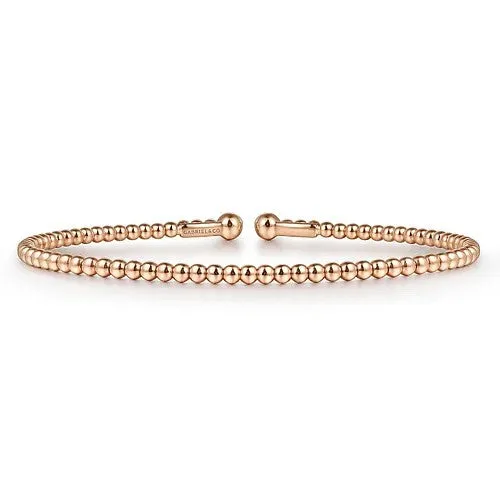 Bracelets 14K Rose Gold Bujukan Split Bangle GABRIEL CO