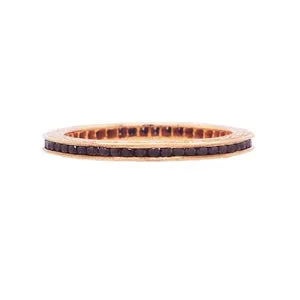 Channel Black Diamond Band Sethi Couture Rings