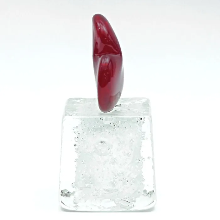 Heart of Ice Cube Love of Venice Murano Glass MuranoVItrum Necklaces