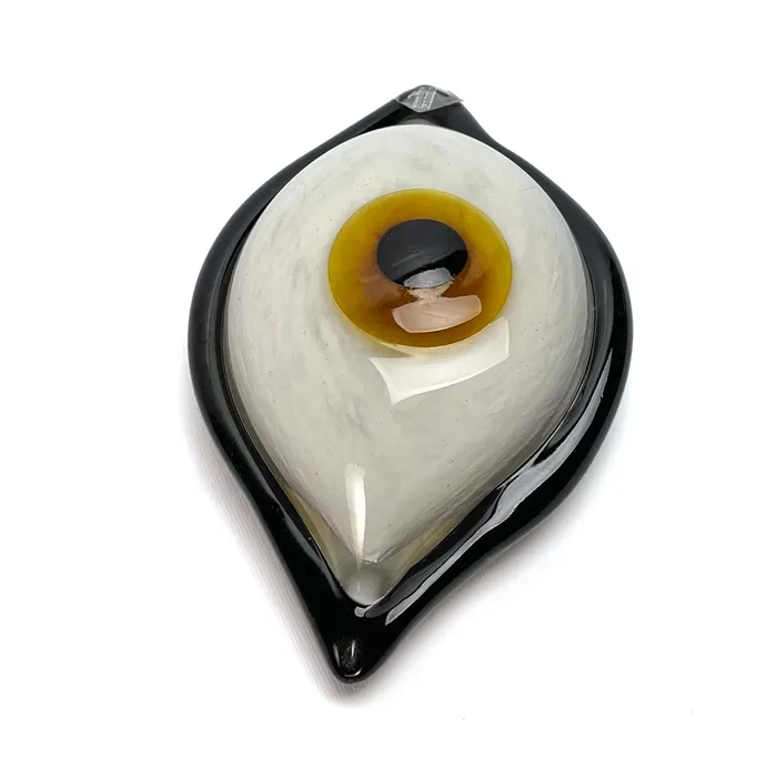 MuranoVItrum Earrings Eye paperweight Murano Glass