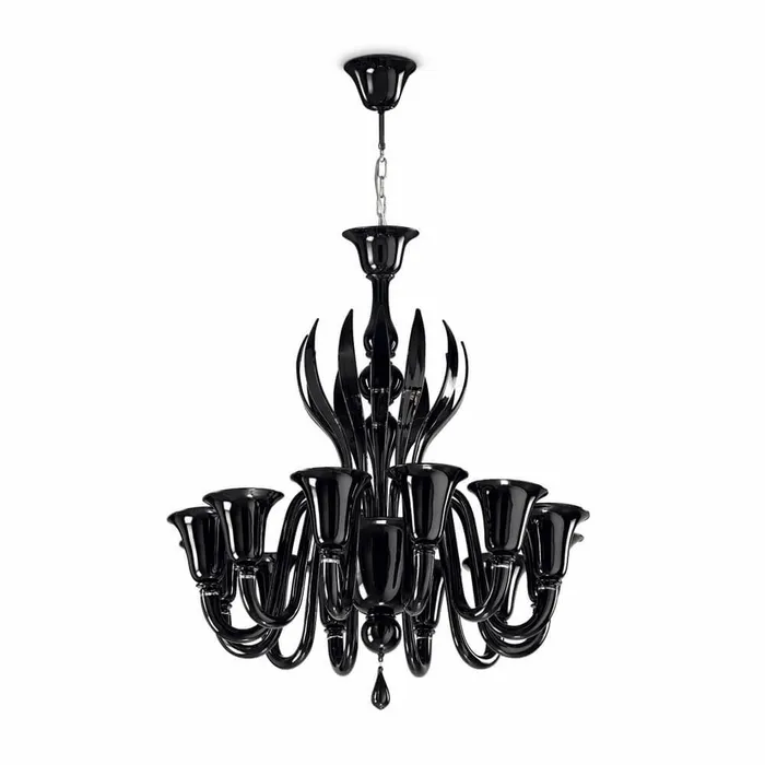 Six lights Chandelier Rialto Series Voltolina Earrings