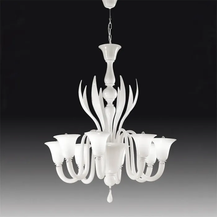 Six lights Chandelier Rialto Series Voltolina Earrings