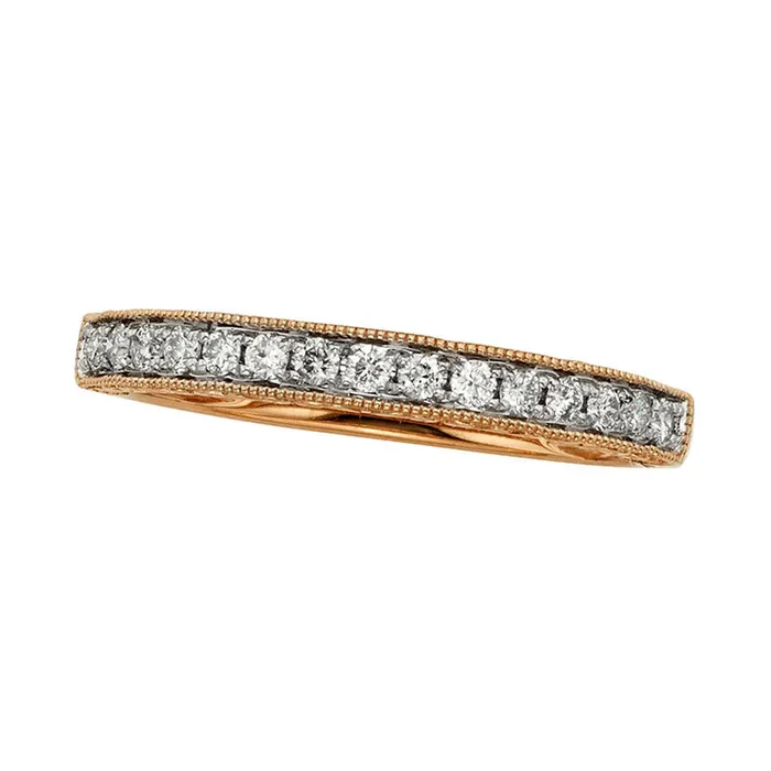 025 CT TW Certified Natural Diamond Anniversary Band in Solid 14K Rose Gold II2 Goldia Rings 025 CT TW Certified Natural Diamond Anniversary Band in Solid 14K Rose Gold II2 Goldia Rings