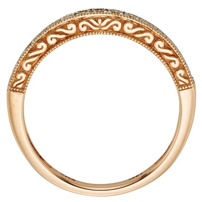 025 CT TW Certified Natural Diamond Anniversary Band in Solid 14K Rose Gold II2 Goldia Rings 025 CT TW Certified Natural Diamond Anniversary Band in Solid 14K Rose Gold II2 Goldia Rings