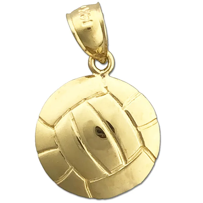14K Gold Volleyball Charm Goldia Charm Necklaces