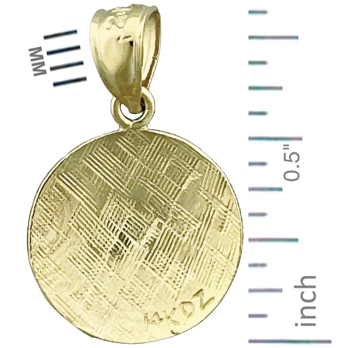 14K Gold Volleyball Charm Goldia Charm Necklaces
