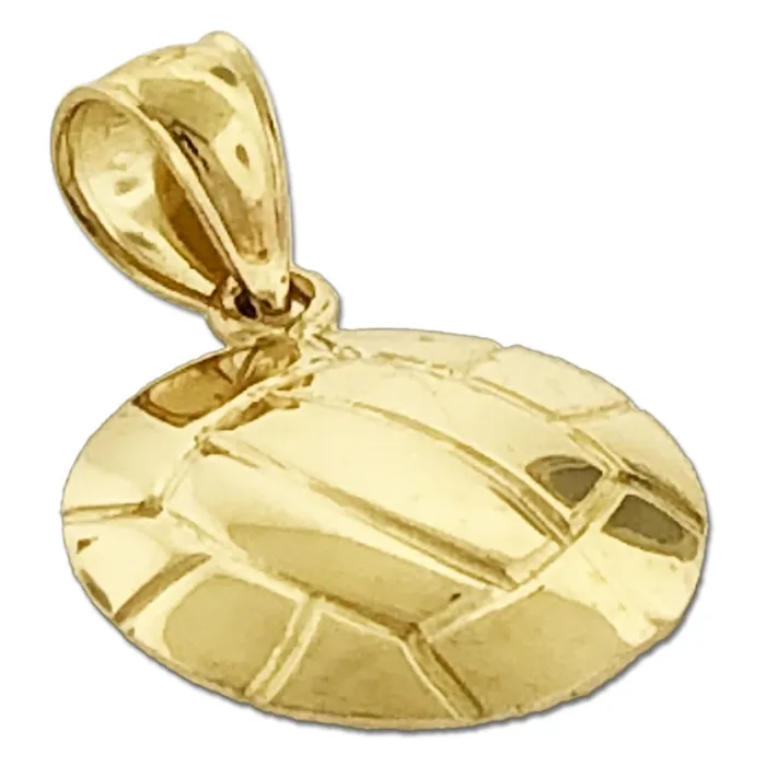 14K Gold Volleyball Charm Goldia Charm Necklaces