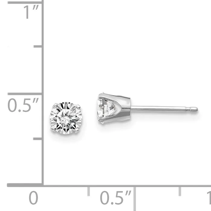 14kw 70ct I2 K L Diamond Stud Push on Post Earrings goldiaca Earrings
