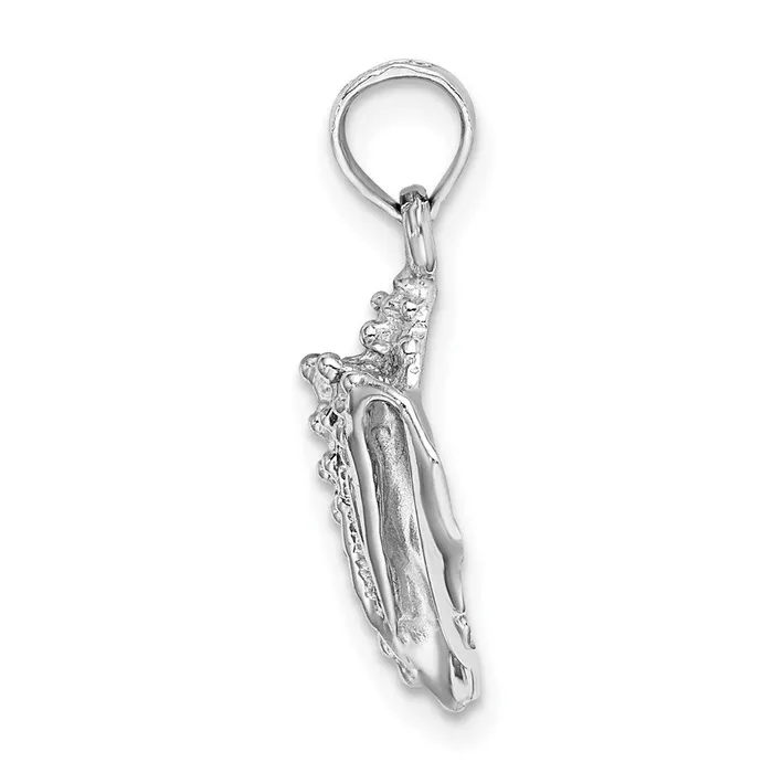 Charm Necklaces Goldia 14k White Gold Conch Shell Charm