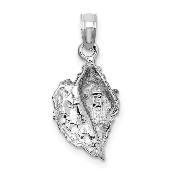 Charm Necklaces Goldia 14k White Gold Conch Shell Charm