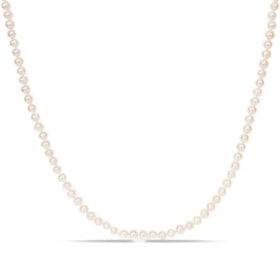 Earrings JMS always Original AMOUR 5 6 Mm Freshwater Cultured Pearl 24in Strand with Sterling Silver Clasp Earrings JMS always Original AMOUR 5 6 Mm Freshwater Cultured Pearl 24in Strand with Sterling Silver Clasp