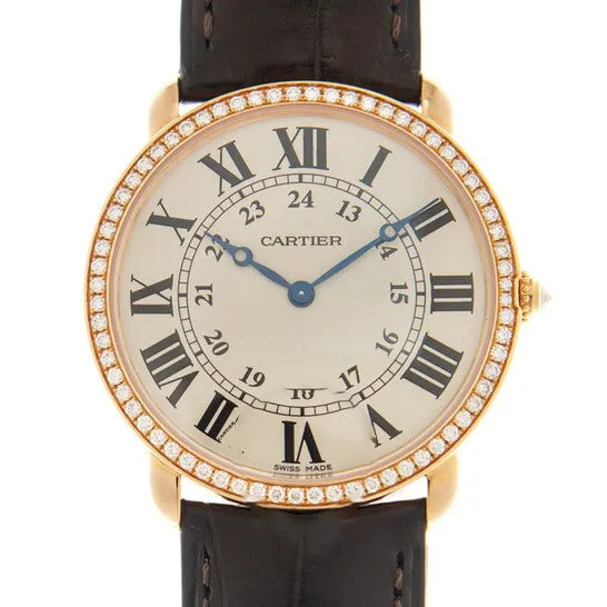 Earrings JMS always Original Cartier Ronde Louis Cartier Diamond Bezel Silver Dial 18 kt Rose Gold Ladies Watch WR000651 Earrings JMS always Original Cartier Ronde Louis Cartier Diamond Bezel Silver Dial 18 kt Rose Gold Ladies Watch WR000651