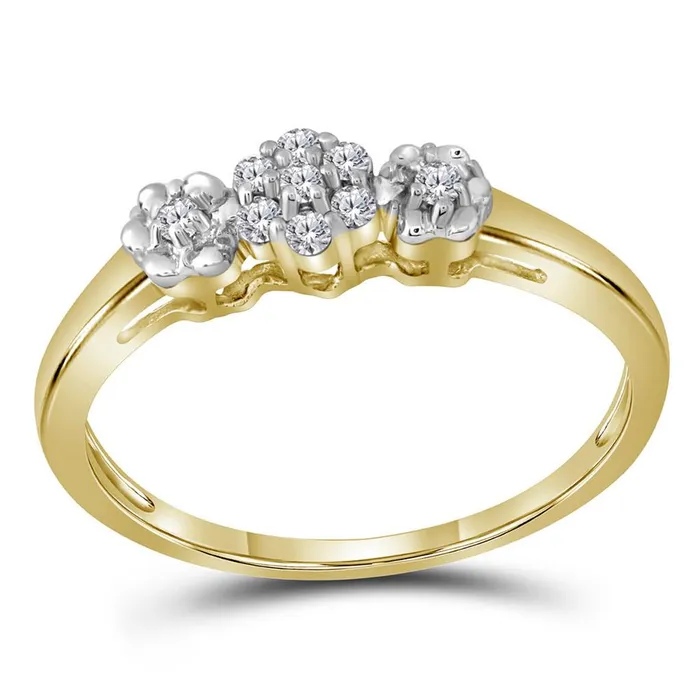 gndatlanta Rings 18CTWDiamond CLUSTER RING