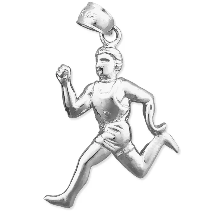 Goldia 14K Gold Olympic Runner Pendant PreStyled Sets