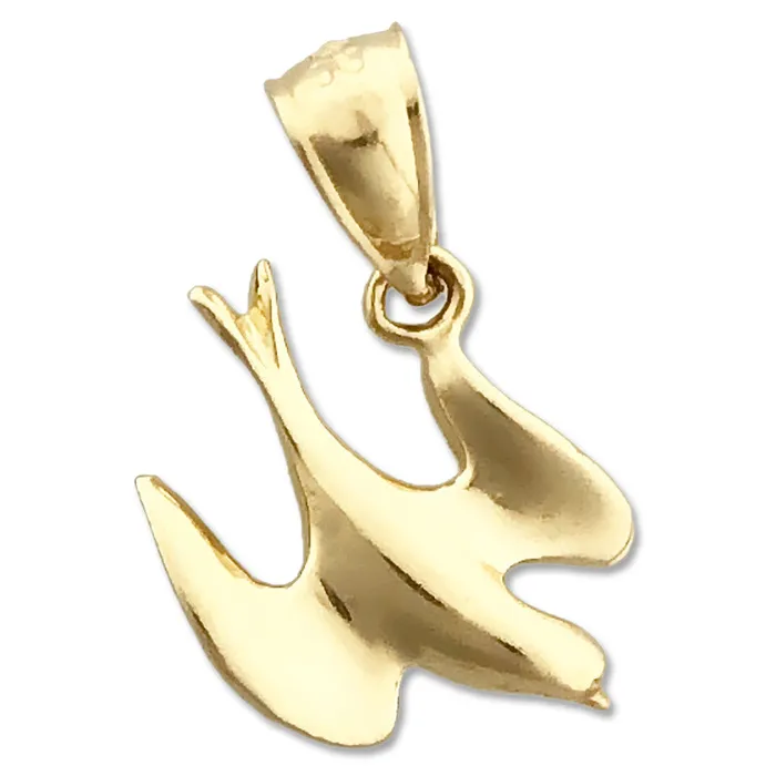 Goldia Charm Necklaces 14K Gold Dove Mini Charm