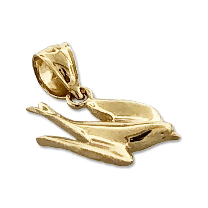 Goldia Charm Necklaces 14K Gold Dove Mini Charm
