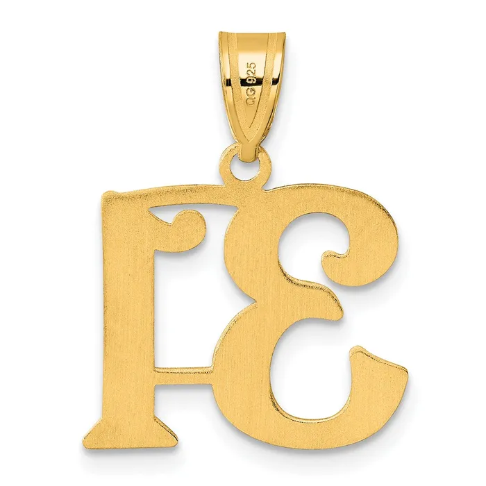 Goldia PreStyled Sets 14k Yellow Gold Polished Number 31 Pendant