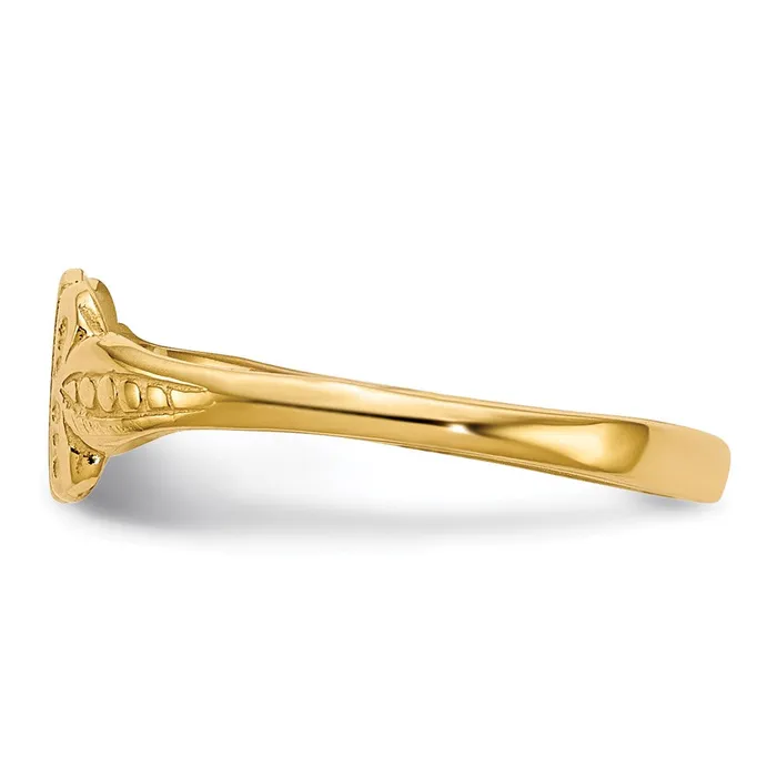Goldia Rings 14K Yellow Gold Childs Signet Ring