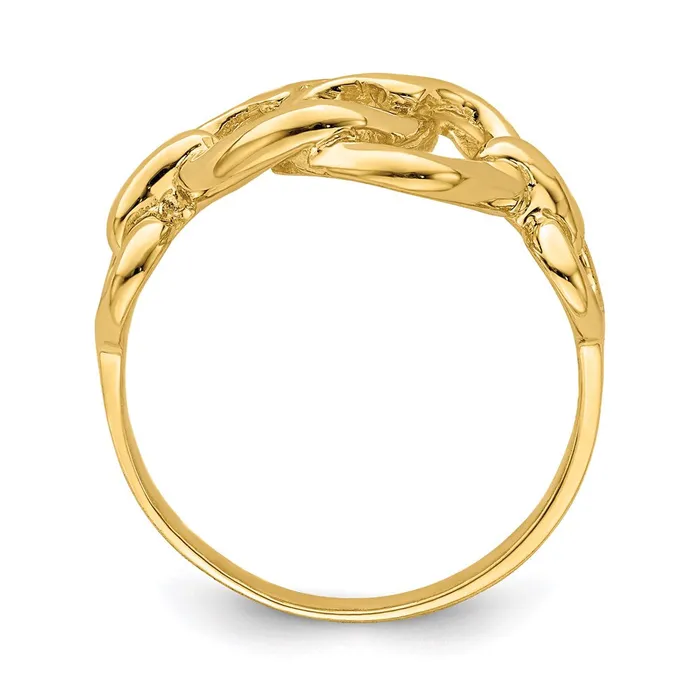 Goldia Rings 14K Yellow Gold Double Cutout Heart Ring