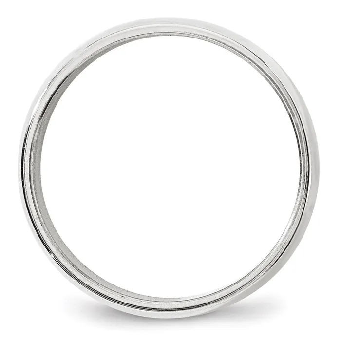 Goldia Rings Solid 10K White Gold 8mm Milgrain Half Round MensWomens Wedding Band Ring Size 55 Goldia Rings Solid 10K White Gold 8mm Milgrain Half Round MensWomens Wedding Band Ring Size 55