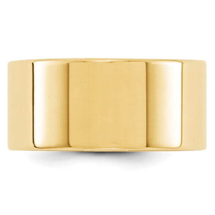 Goldia Rings Solid 10K Yellow Gold 10mm Light Weight Flat MensWomens Wedding Band Ring Size 9 Goldia Rings Solid 10K Yellow Gold 10mm Light Weight Flat MensWomens Wedding Band Ring Size 9