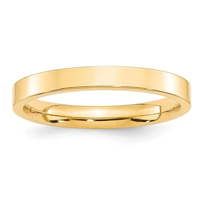Goldia Rings Solid 10K Yellow Gold 3mm Standard Flat Comfort Fit MensWomens Wedding Band Ring Size 85 Goldia Rings Solid 10K Yellow Gold 3mm Standard Flat Comfort Fit MensWomens Wedding Band Ring Size 85