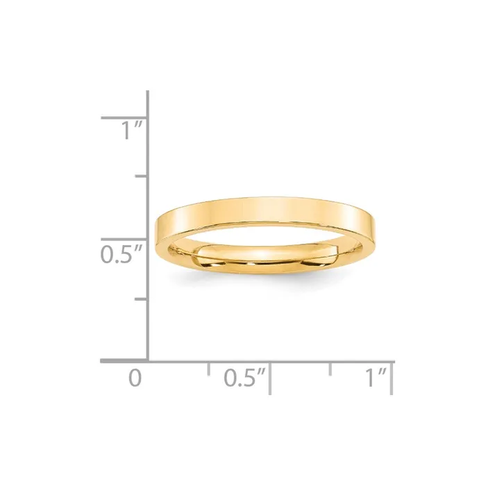 Goldia Rings Solid 10K Yellow Gold 3mm Standard Flat Comfort Fit MensWomens Wedding Band Ring Size 85 Goldia Rings Solid 10K Yellow Gold 3mm Standard Flat Comfort Fit MensWomens Wedding Band Ring Size 85