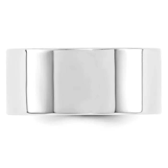 Goldia Rings Solid 14K White Gold 10mm Standard Flat Comfort Fit MensWomens Wedding Band Ring Size 95 Goldia Rings Solid 14K White Gold 10mm Standard Flat Comfort Fit MensWomens Wedding Band Ring Size 95
