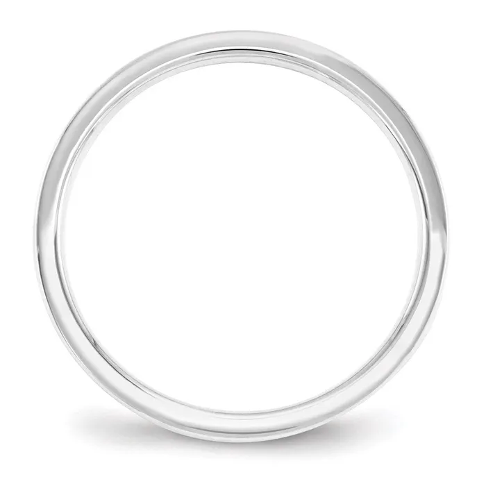 Goldia Rings Solid 14K White Gold 25mm Standard Flat Comfort Fit MensWomens Wedding Band Ring Size 85 Goldia Rings Solid 14K White Gold 25mm Standard Flat Comfort Fit MensWomens Wedding Band Ring Size 85