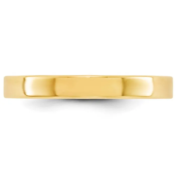 Goldia Rings Solid 14K Yellow Gold 3mm Light Weight Flat MensWomens Wedding Band Ring Size 8 Goldia Rings Solid 14K Yellow Gold 3mm Light Weight Flat MensWomens Wedding Band Ring Size 8
