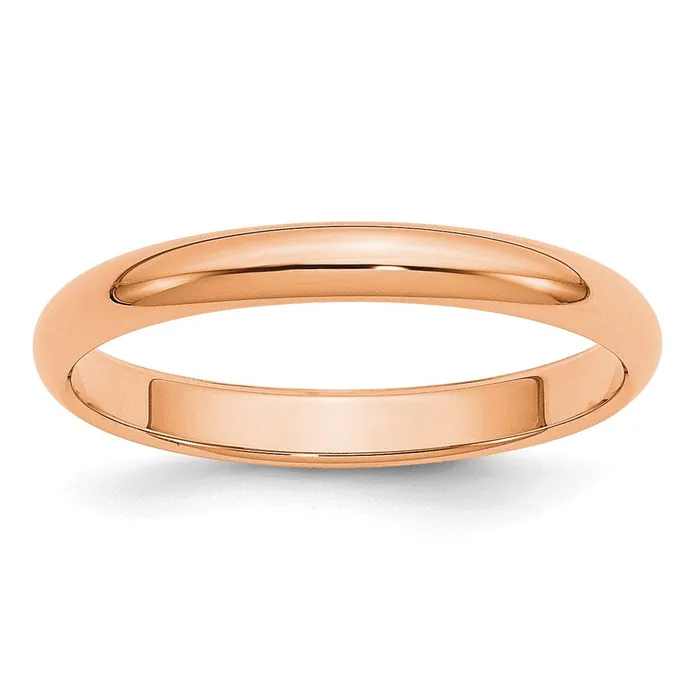 Goldia Rings Solid 14K Yellow Gold Rose Gold 3mm HalfRound Wedding MensWomens Wedding Band Ring Size 5 Goldia Rings Solid 14K Yellow Gold Rose Gold 3mm HalfRound Wedding MensWomens Wedding Band Ring Size 5