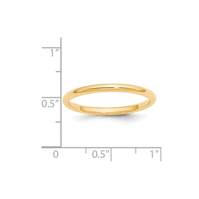 Goldia Rings Solid 18K Yellow Gold 2mm Standard Comfort Fit MensWomens Wedding Band Ring Size 6 Goldia Rings Solid 18K Yellow Gold 2mm Standard Comfort Fit MensWomens Wedding Band Ring Size 6