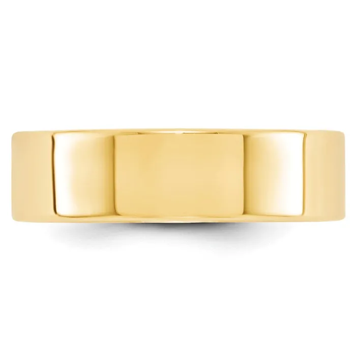 Goldia Rings Solid 18K Yellow Gold 6mm Light Weight Flat MensWomens Wedding Band Ring Size 115 Goldia Rings Solid 18K Yellow Gold 6mm Light Weight Flat MensWomens Wedding Band Ring Size 115