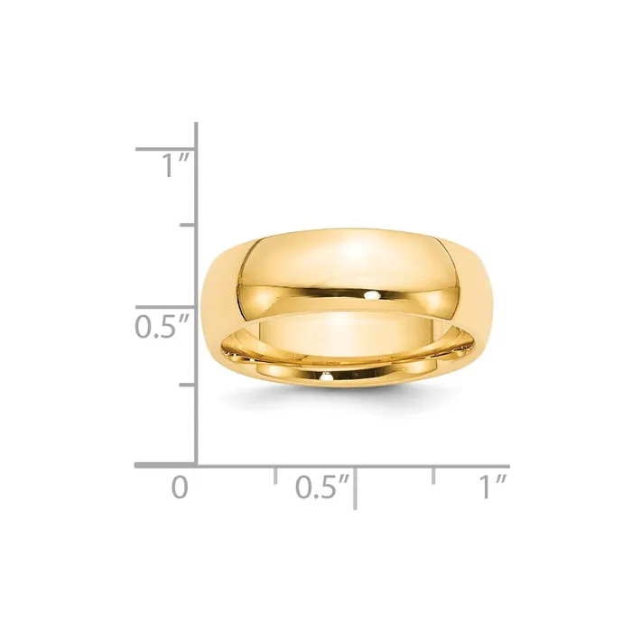 Goldia Rings Solid 18K Yellow Gold 7mm Comfort Fit MensWomens Wedding Band Ring Size 65 Goldia Rings Solid 18K Yellow Gold 7mm Comfort Fit MensWomens Wedding Band Ring Size 65