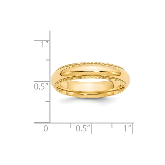 Goldia Solid 18K Yellow Gold 5mm Milgrain Comfort Wedding MensWomens Wedding Band Ring Size 45 Rings Goldia Solid 18K Yellow Gold 5mm Milgrain Comfort Wedding MensWomens Wedding Band Ring Size 45 Rings