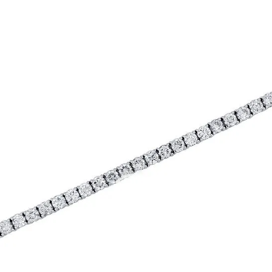 JMS always Bracelets Original Maulijewels FG VS1 500 Carat Lab Grown Sparkling Diamond Tennis Bracelet For Women In Solid 14K White Gold With 7 Length JMS always Bracelets Original Maulijewels FG VS1 500 Carat Lab Grown Sparkling Diamond Tennis Bracelet For Women In Solid 14K White Gold With 7 Length