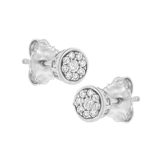 JMS always Earrings Original Haus of Brilliance 925 Sterling Silver 13 cttw Lab Grown Diamond Floral Cluster Stud Earring FG Color VS2SI1 Clarity JMS always Earrings Original Haus of Brilliance 925 Sterling Silver 13 cttw Lab Grown Diamond Floral Cluster Stud Earring FG Color VS2SI1 Clarity
