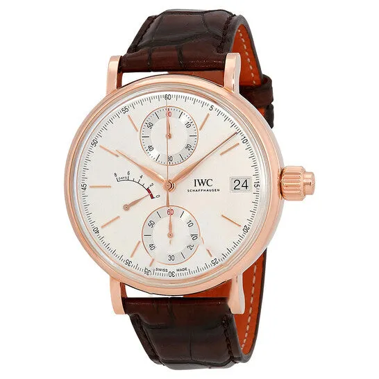 JMS always Earrings Original IWC Portofino Monopusher SilverPlated Dial Chronograph 18K Rose Gold Mens Watch IW515104 JMS always Earrings Original IWC Portofino Monopusher SilverPlated Dial Chronograph 18K Rose Gold Mens Watch IW515104
