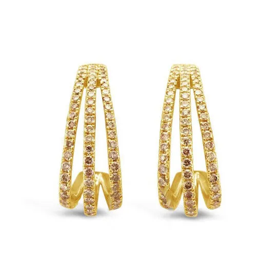 JMS always Earrings Original Le Vian Ladies Nude Palette Earrings set in 14K Honey Gold JMS always Earrings Original Le Vian Ladies Nude Palette Earrings set in 14K Honey Gold