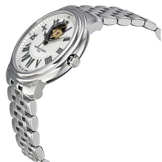 JMS always Necklaces Original Frederique Constant Persuasion Heart Beat Silver Guilloche Stainless Steel Mens Watch FC310NM4P6B2 JMS always Necklaces Original Frederique Constant Persuasion Heart Beat Silver Guilloche Stainless Steel Mens Watch FC310NM4P6B2