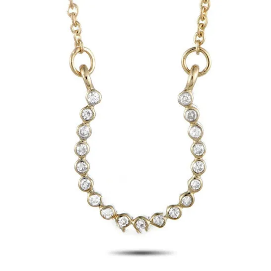 JMS always Original LB Exclusive 14K Yellow Gold 007 ct Diamond Horseshoe Necklace Necklaces JMS always Original LB Exclusive 14K Yellow Gold 007 ct Diamond Horseshoe Necklace Necklaces