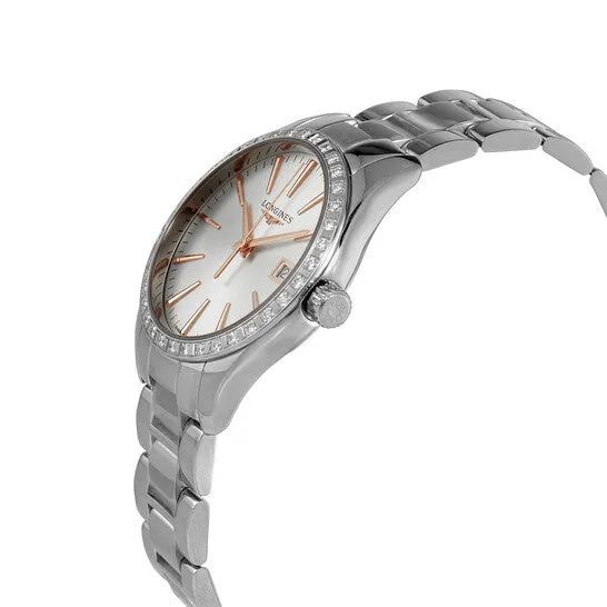 JMS always Original Longines Conquest Classic Quartz Diamond Silver Dial Ladies Watch L23860726 Watches JMS always Original Longines Conquest Classic Quartz Diamond Silver Dial Ladies Watch L23860726 Watches