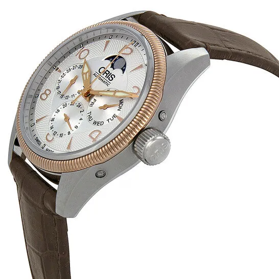 JMS always Original Oris Big Crown Complication Silver Dial Brown Leather Mens Multifunction Watch 01 582 7678 436107 5 20 77FC Watches JMS always Original Oris Big Crown Complication Silver Dial Brown Leather Mens Multifunction Watch 01 582 7678 436107 5 20 77FC Watches